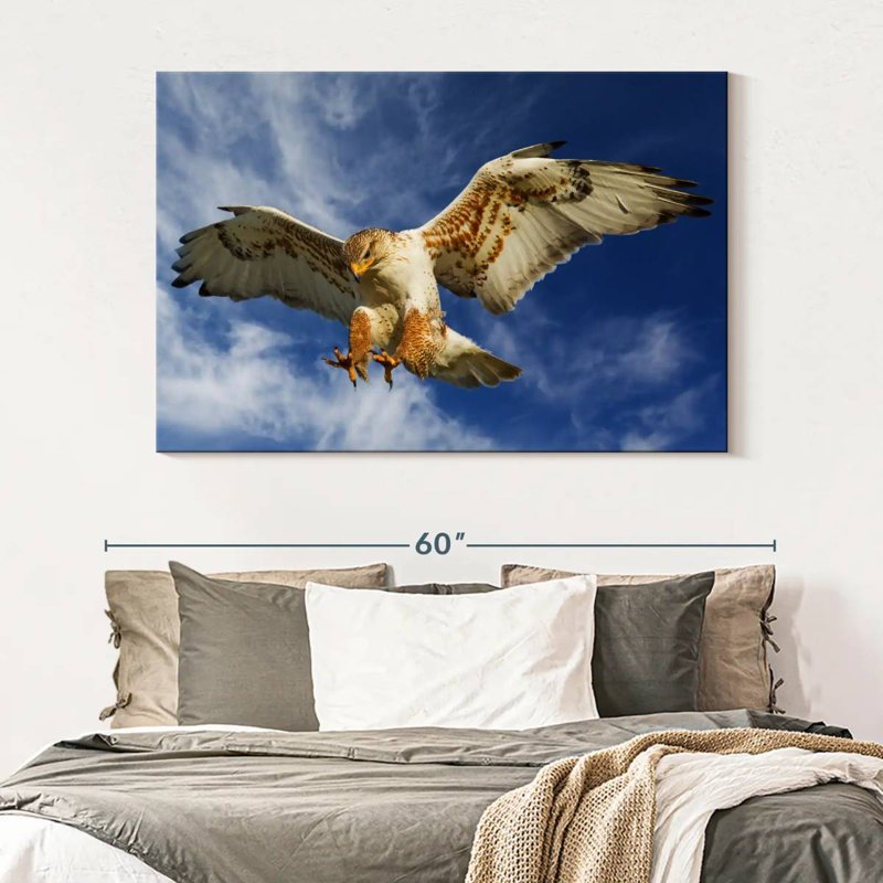 Brampt Hawk Attack, 34" H x 51" W