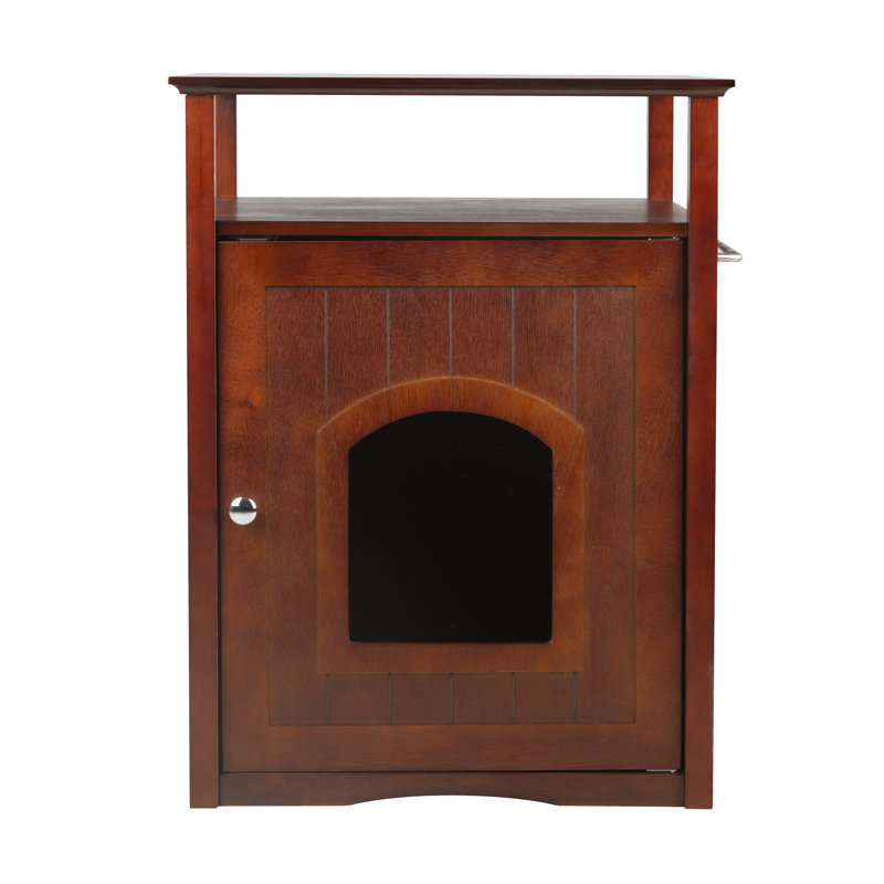 Chethan Litter Box Enclosure, Walnut