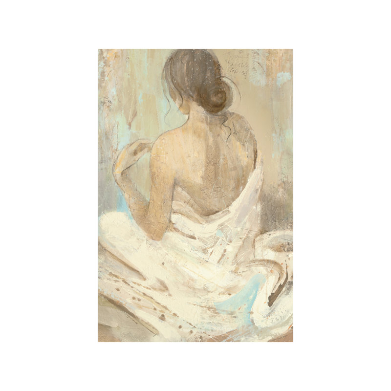 Abstract Figure Study II by Albena Hristova - Wrapped Canvas Painting, 66.04 cm H x 45.72 cm W x 1.91 cm D