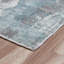 Tapis abstrait côtier contemporain tissé à la main-600886936