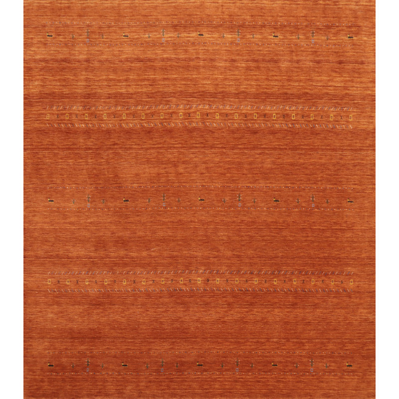 Tapis tribal oriental carré 12 x 12