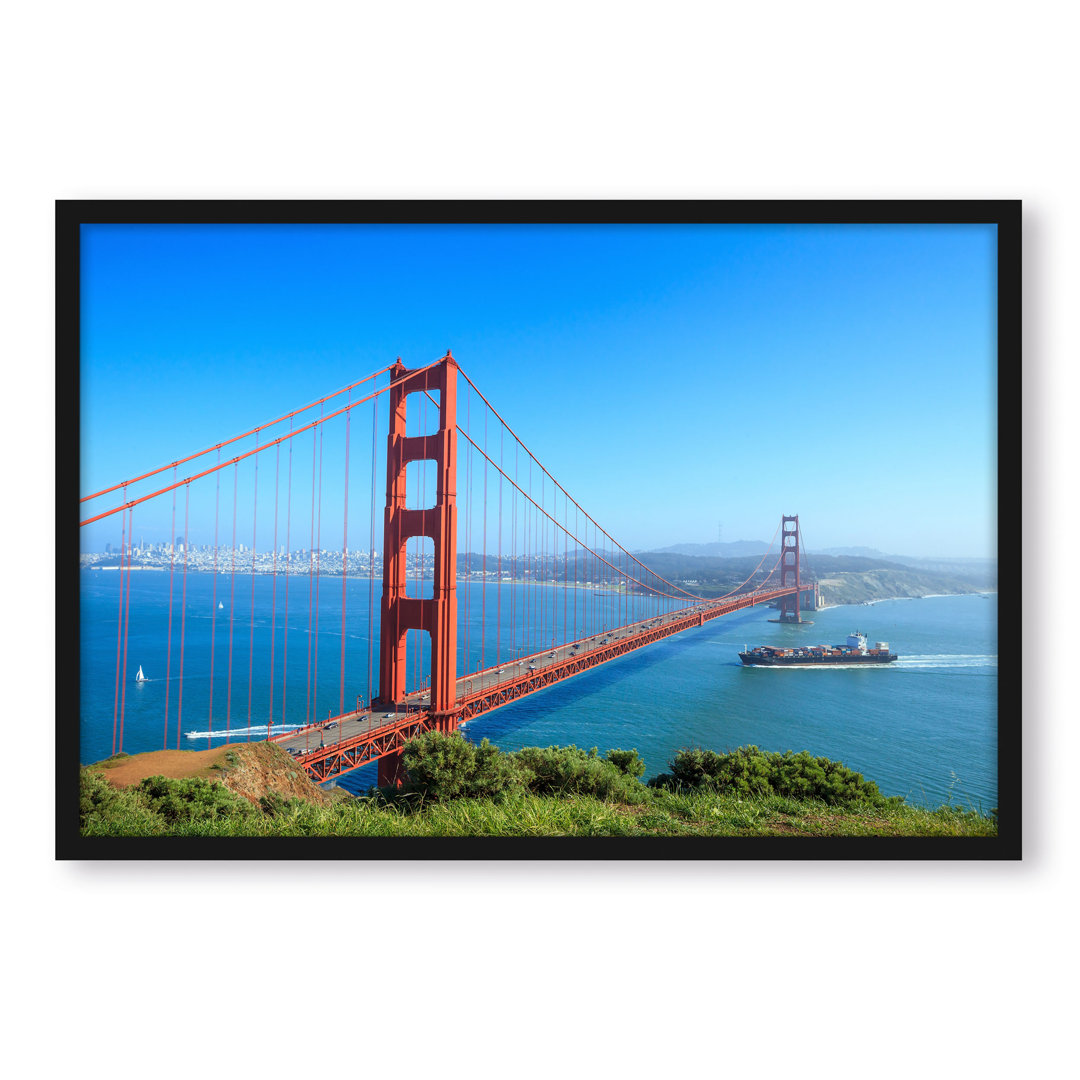 Gerahmtes Foto "Golden Gate Bridge"