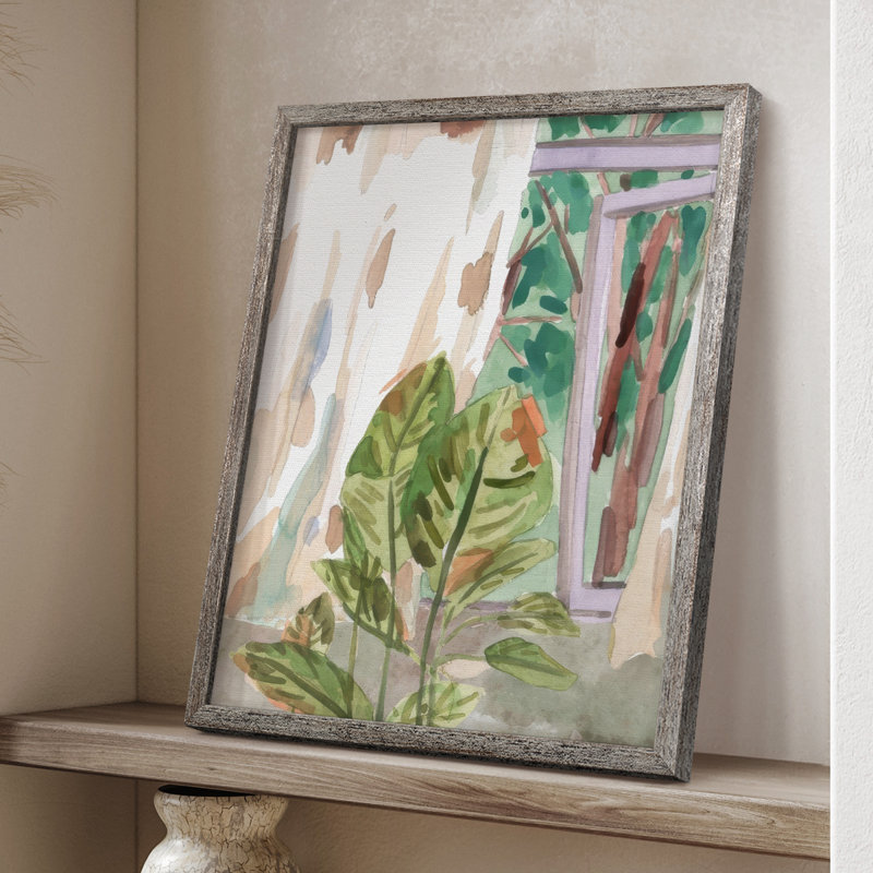 A Spring Window II, reproduction encadrée - bois massif, H 11 po x l 9 po
