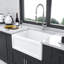 Ceramic White 24 Inch Sink For Kitchen - Single Bowl, Heat , Stain & Scratch , Rust Quiet , Calm