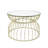 Round Metal Hollow Side Table Set