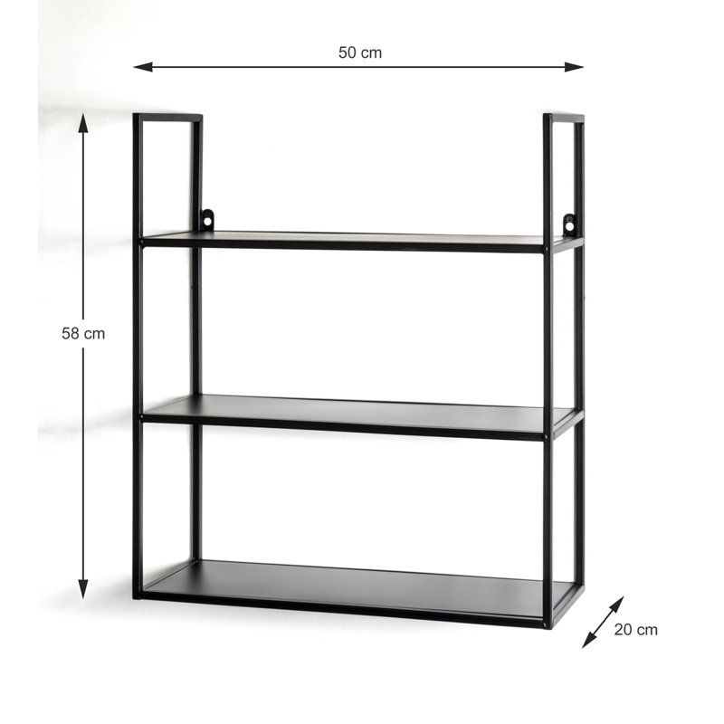 Lynnette 3 Piece Metal Tiered Shelf