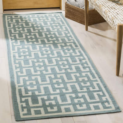 Feliciano Geometric Wool Hand Woven Area Rug