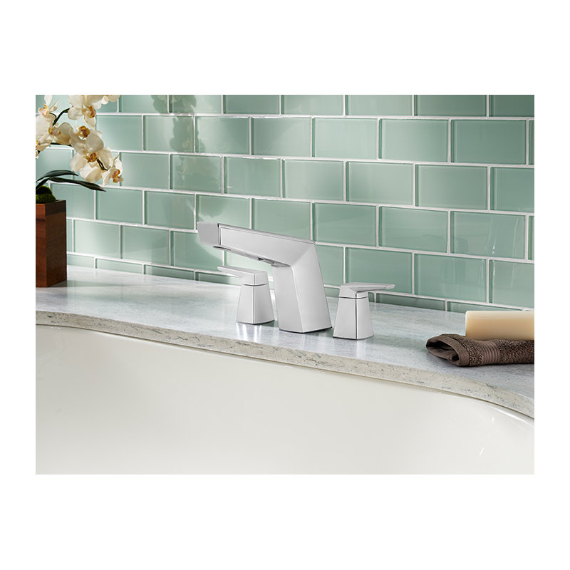 Arkitek Double Handle Deck Mounted, Polished Chrome