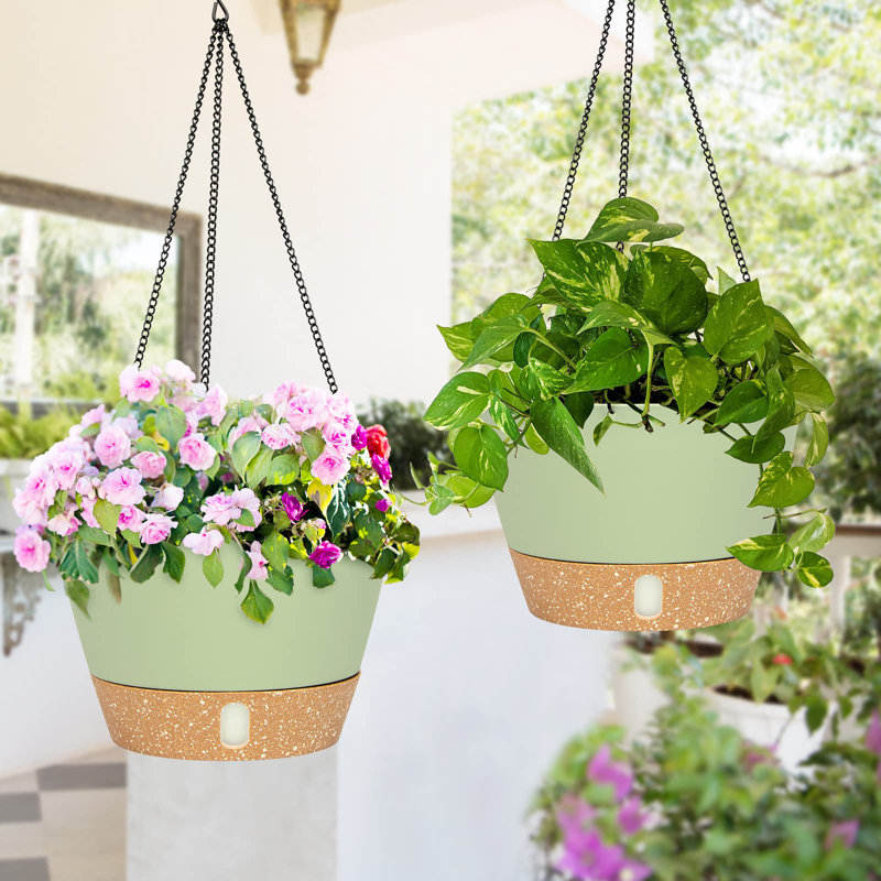 Jardinière suspendue, Vert