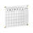 Thomas Martha Stewart Acrylic Wall Calendar with Notes with Dry Erase Marker and Mounting Hardware-89798294