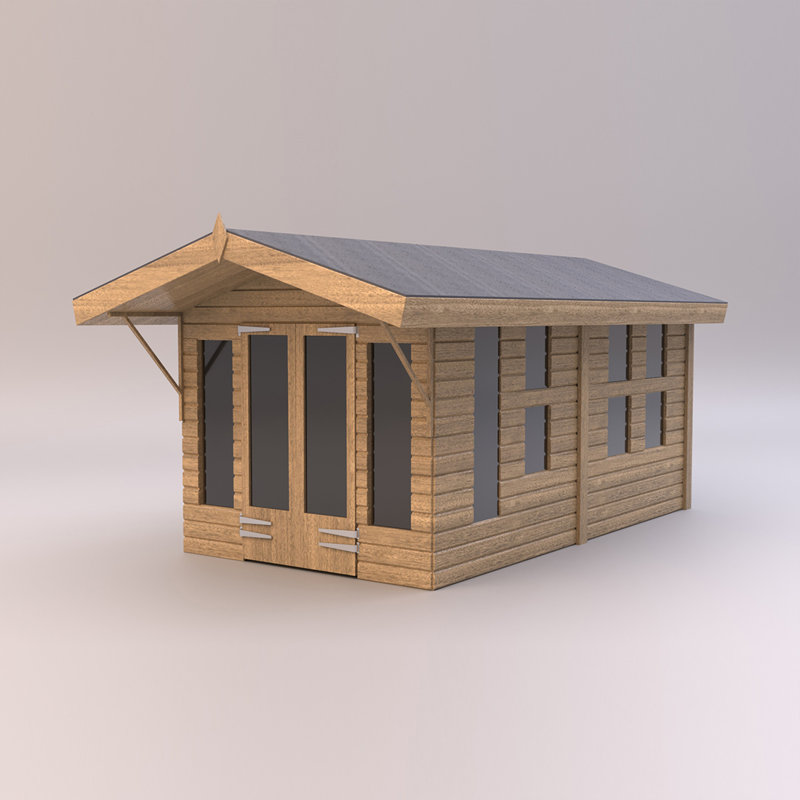 Harshaw 16 x 8 Ft. Shiplap Summer House