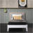 Twin Platform Bed - White