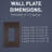 Radiant 6-Gang Decorator Rocker Screwless Wall Plate-39722334