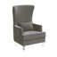 Fauteuil à oreilles en velours Aubree-1563856873