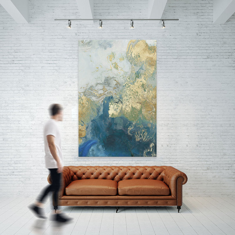 Océan Splash II-sans cadre, reproduction d’art sur toile