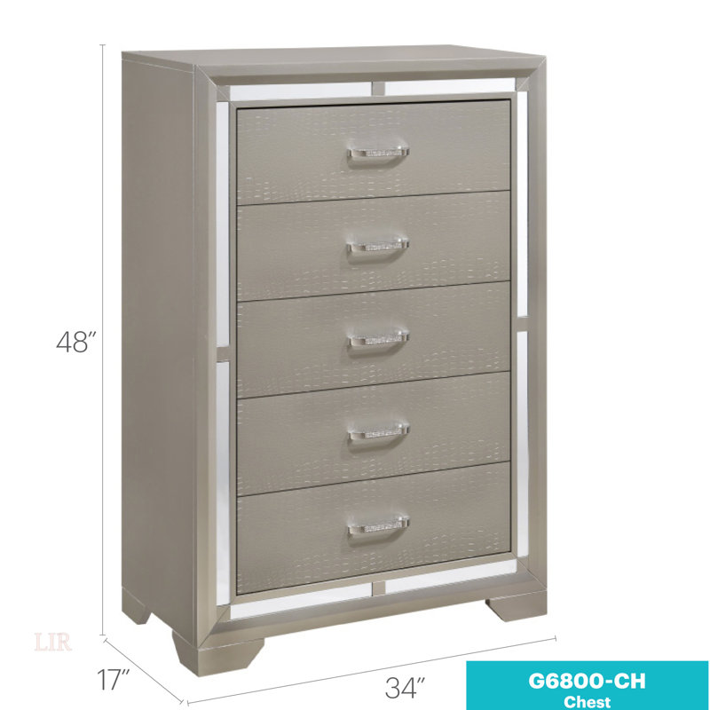 Coffre Alana G6800-CH, champagne