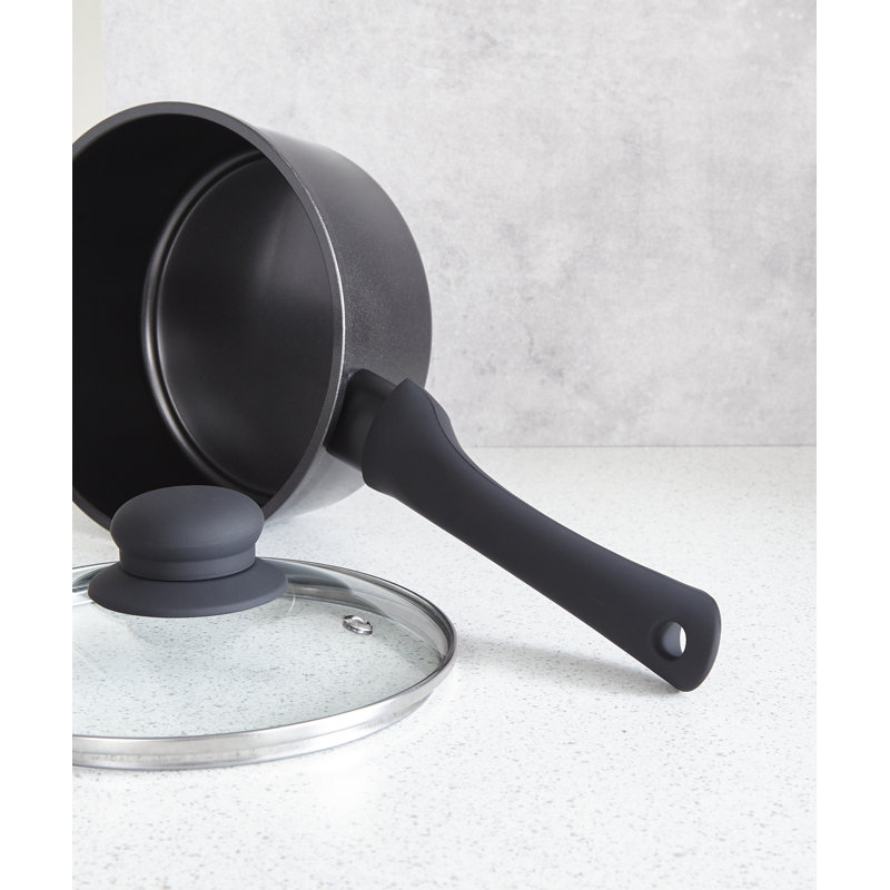 5 Piece Black Carbon Steel Cookware Set