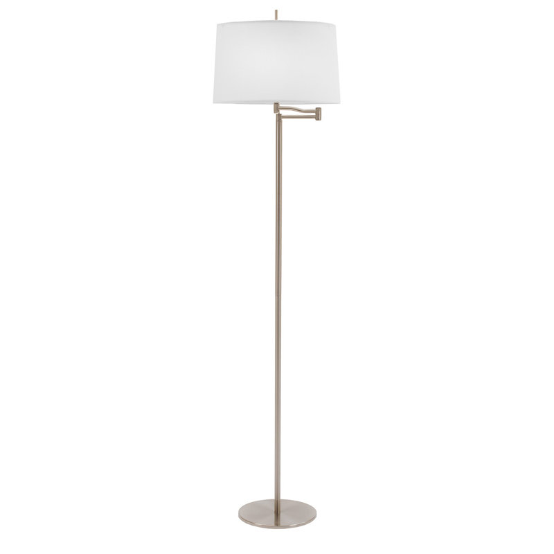 Swing Arm Lamp, Brushed Steel