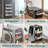 4 Pack Magnetic Spice Rack Organizer, Metal, White-1493454214