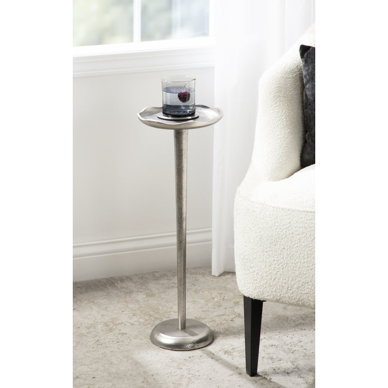 End Table, Silver