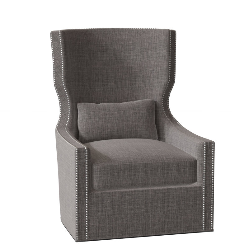 Corbin Wingback Chair, Gray