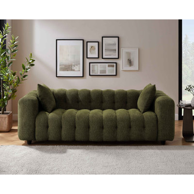 Lavance 227.1Cm Rolled Arms Chesterfield Sofa