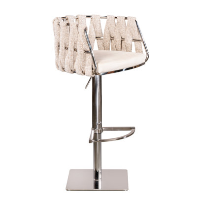 Tabouret de bar pivotant et réglable en hauteur Piedmonte