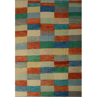 Reta Wool Geometric Indoor Rug