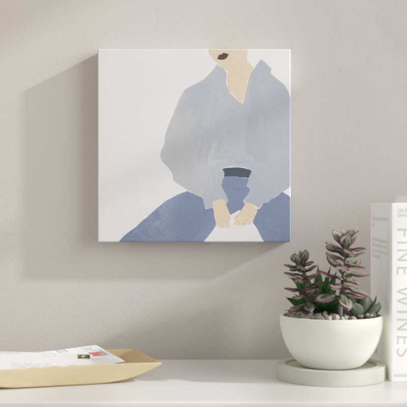 Herself X 1 Piece Wrapped Canvas Painting, 30cm H x 30cm W