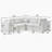 5-PC Sectional - Ivory