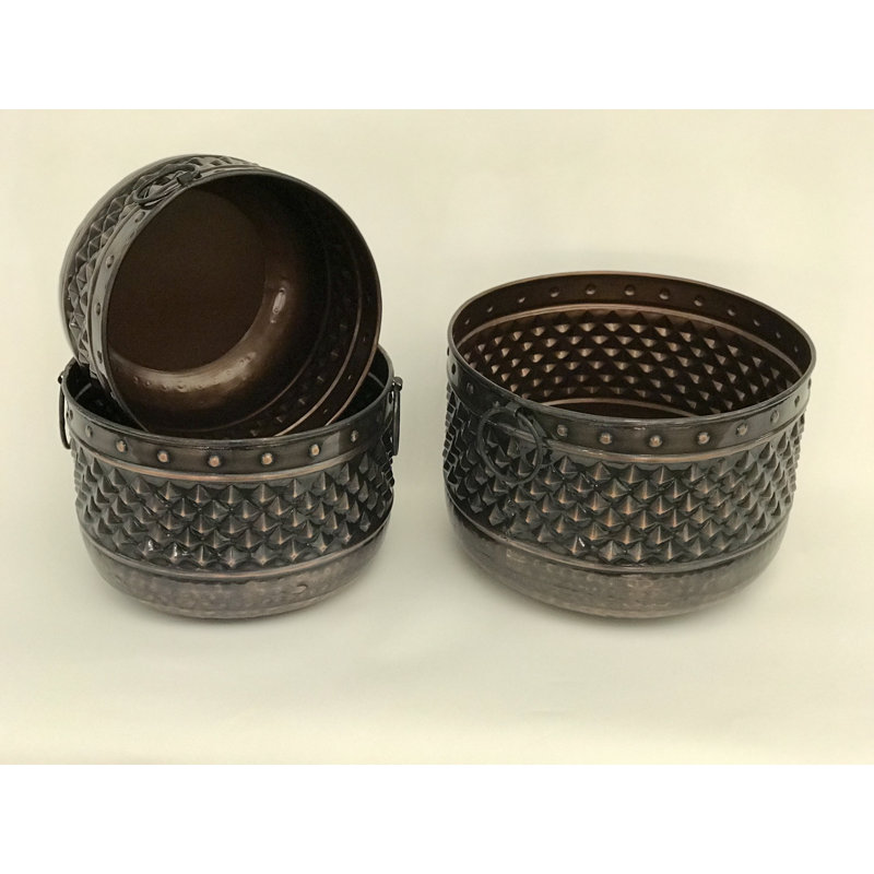 Eliora Handmade Metal Pot Planter