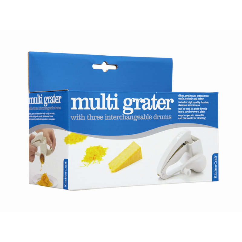 Rotary Grater Mill with Three Blades