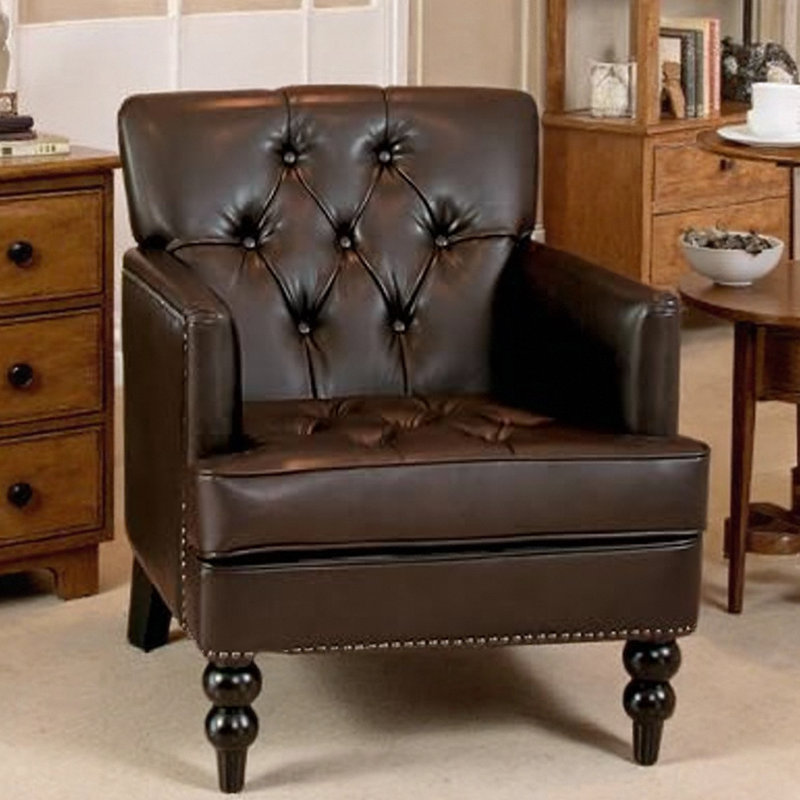 Le fauteuil club Harrison: là où l'élégance moderne rencontre le confort sans compromis