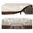 Heavy Duty Waterproof Dustproof Patio Furniture Cover, Beige & Brown Silver Coated