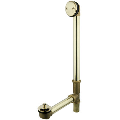 Made to Match Lift and Lock 1.5" Leg Tub Drain With Overflow