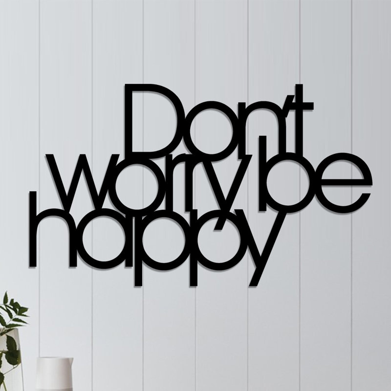 Wall Decor on Metal, Black