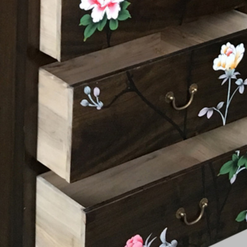 Large Capacity Retro Porch Cabinet