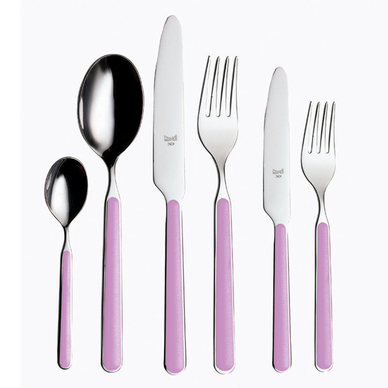 Fantasia Flatware Set - 36 Pieces - Lilac, Lilac