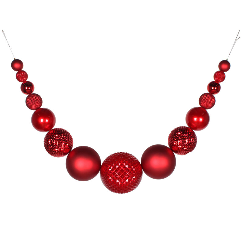 Ornement feston, Rouge