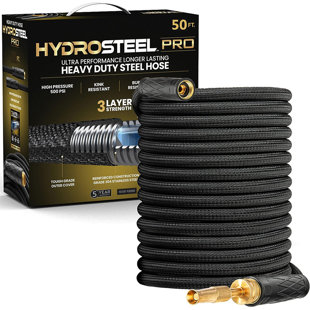 Tuyau d'arrosage en acier inoxydable Hydrostel Pro
