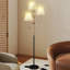 165cm Galvanised Traditional Floor Lamp