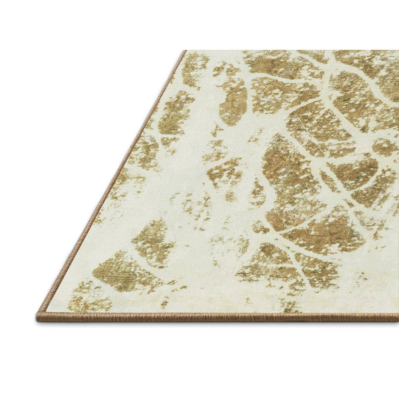 Abstract Indoor Rug, Rectangle 3' x 5'