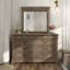 Commode 9 tiroirs avec miroir Laniel