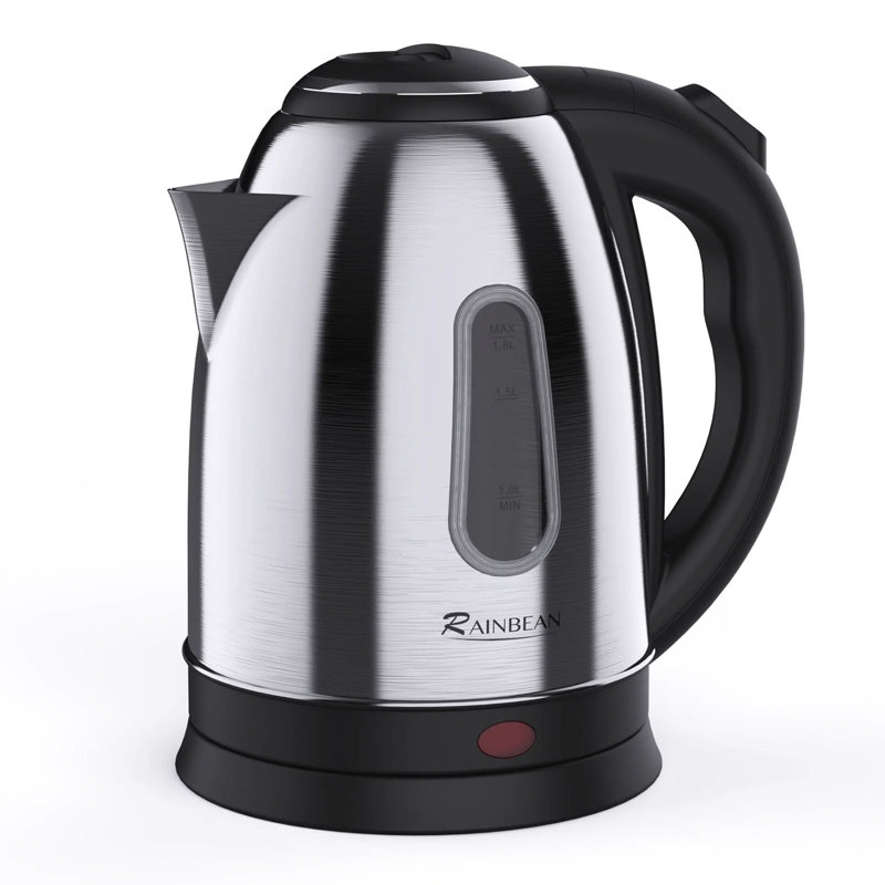 Bouilloire électrique RAINBEAN 1,8 L avec arrêt automatique et protection contre l'ébullition à sec