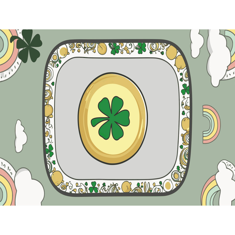 Le tapis des Fêtes du jour de la Saint-Patrick, Rectangle 4pi x 6 pi