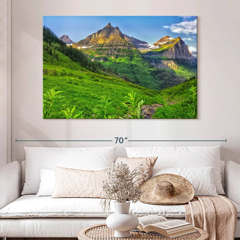 Alvord Glacier Park Greenery, 34" H x 51" W