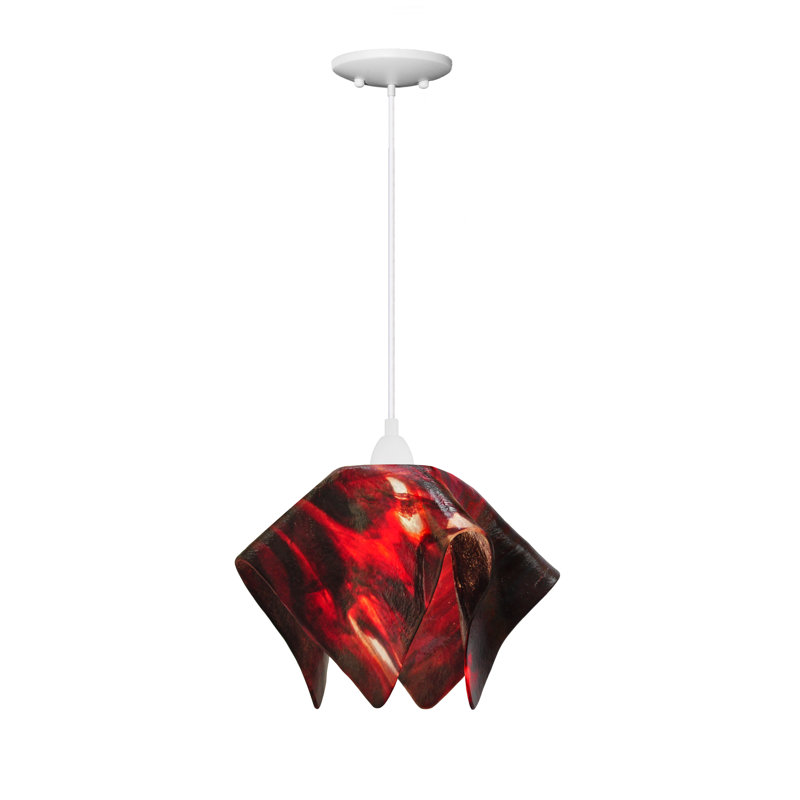 Amergin 1 - Light Unique/Statement Pendant, Large, Azalea, Brown