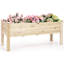 Pot à fleurs surélevé en bois