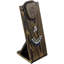Rustic Solid Wood Necklace Jewellery Stand