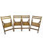 Chaise pliante en bois à lattes Furniture - couleur miel, ensemble de 4, chaise pliante, style pliable